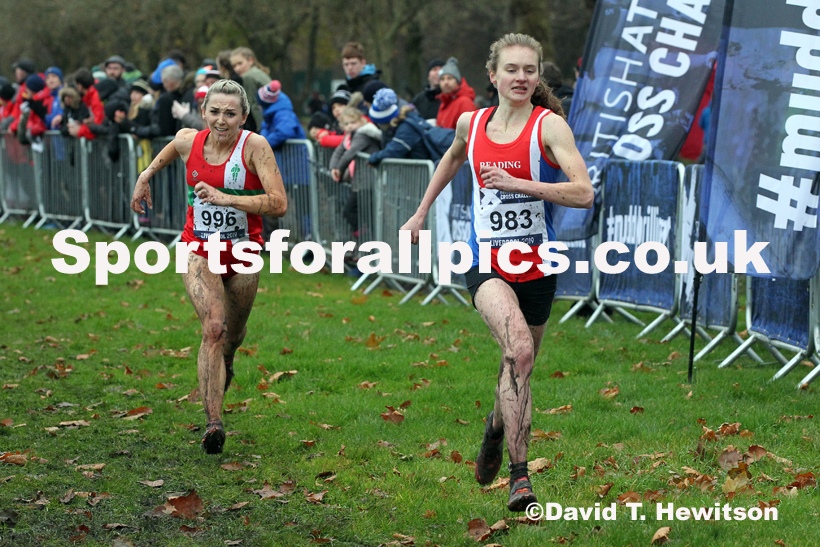 Senior and under-23 women, 2019 European Cross Country Trials and British Cross Challenge, Sefton Park, Liverpool.  Photo: David T. Hewitson/Sports for All Pics